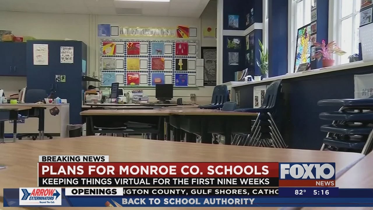 Monroe County schools going virtual to start school year - YouTube