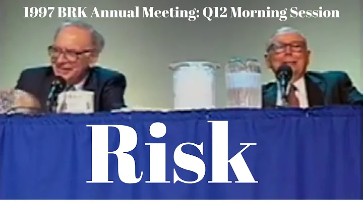 Warren Buffett Talks Risks At The 1997 BRK Annual Meeting (1997 Q12 am)