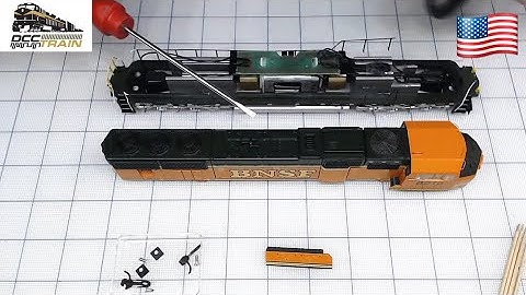 HO Scale Decoder Installation ATH Genesis BNSF SD-75M