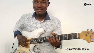 HOW TO PLAY AROUND CHORDS 6, 5, 4, 1 SIMPLE AND MELODIOUS LICK. #stephenstrings #africanmusic