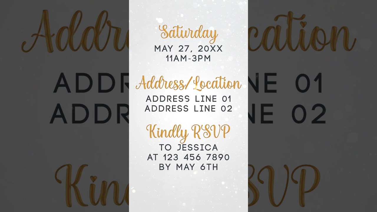 2023 Graduation Video Invitation, Animated Grad Announcement, Graduation Invite, Senior Graduation