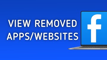 How to View Removed Apps and Websites in Facebook on PC