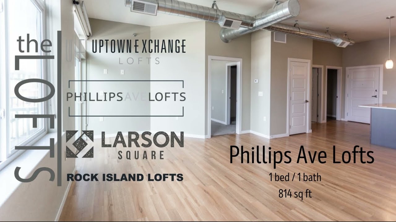Phillips Ave Lofts  - 1 bed 1 bath  -  814 sq feet