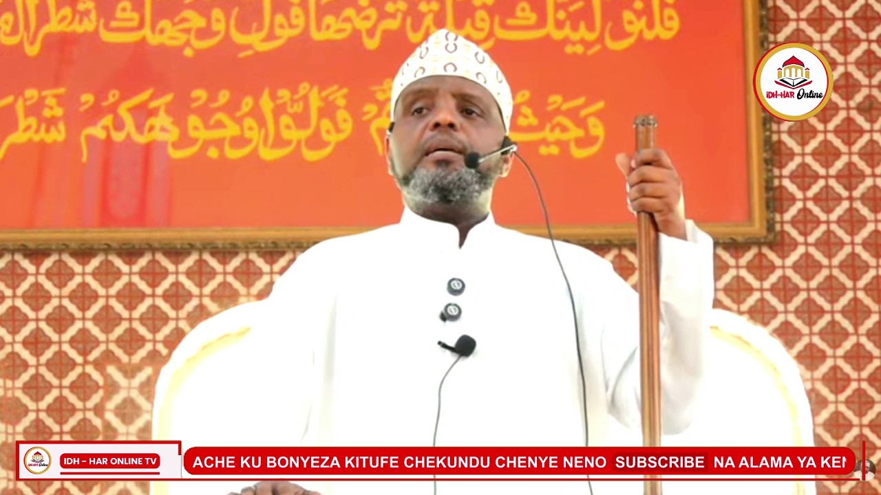 #LIVE🔴KHUTBA YA IJUMAA YA MWISHO KUELEKEA MWEZI MTUKUFU WA RAMADHAN //Sheikh Othman Maalim