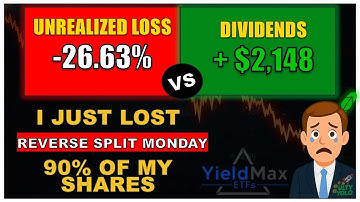 I just lost 90% of my ULTY Shares… Reverse Split is here.