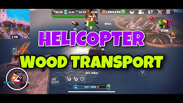 OTR 2022 - HELICOPTER Wood Transport Complete - Frozen Valley Map - Off The Road Open World Driving