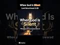 Lent Devotional 2-20 | When God Is Silent
