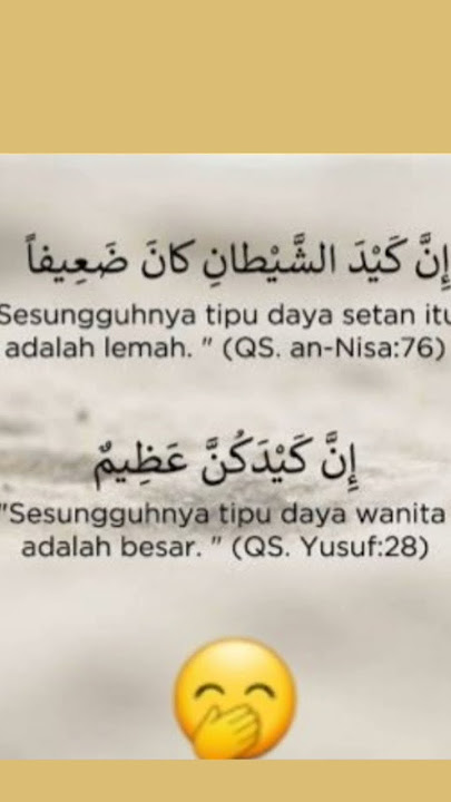 QS.yusuf 28 tipu daya wanita adalah besar . jangan lupa d subscribe