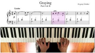 Evgeny Grinko Graying Part I & II Piyano Notası Nasıl Çalınır?  Grinko's Best Of Piano Music Sheet Resimi