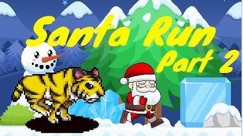 Scratch Tutorial | Santa Run Christmas Platformer | Part 2 | How to create scrolling platformer game