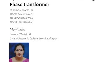 Open circuit & short circuit test on single phase Transformer