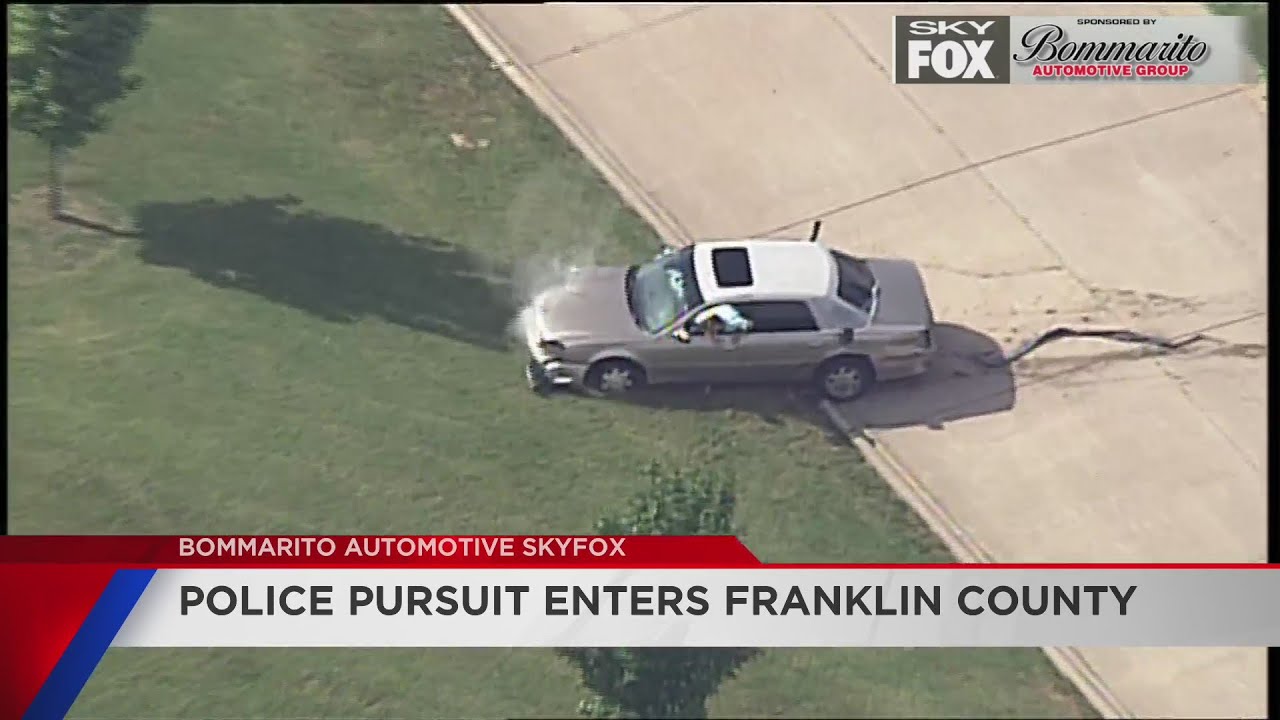 Police pursuit comes to end in Franklin County - YouTube