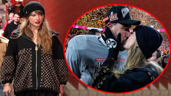 Taylor Swift arrived to support boyfriend Travis Kelce at the Kansas City  Chiefs AFC Championship - YouTube