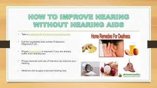 How to improve your hearing loss and ...