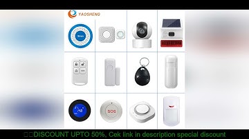 Home Burglar Security Alarm System Wireless Motion Sensor Detector Door Sensor Outdoor Siren Remote