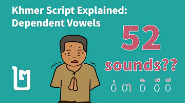 Khmer(Cambodia) Script Explained: Dependent Vowels