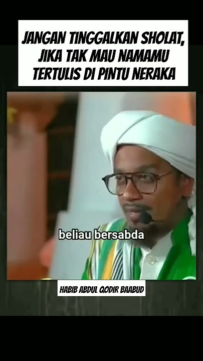 Inna sholata tanha anil fahsya'i wal mungkar. (DIBACA DENGAN MATA DAN DIBENARKAN DENGAN IMAN)