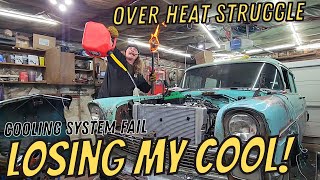 Losing My COOL On The COOLING System  First Start And RPM On My 1956 Chevy Wagon