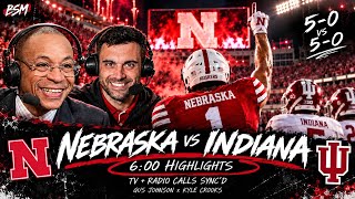 Nebraska vs #7 Indiana EXTENDED HIGHLIGHTS | Kyle Crooks x Gus Johnson Call Mashup