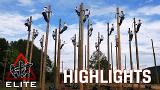 ELITE Lineman - Class 6 - Highlights 1- Learning to Climb
