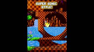 Super Sonic Style! | Sprite Animation #shorts