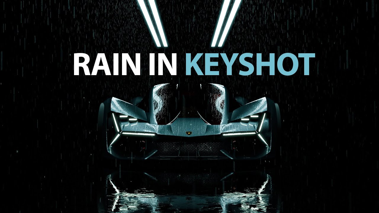 How to Make Falling Rain in Keyshot