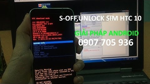 S-off Super CID Unlock SIM network HTC 10 HTV32 HTC 10 LifeStyle