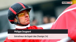 Philippe Daugeard, entraîneur de Espoir des Champs (26/11 à Paris-Vincennes)