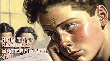 How to remove watermarks in AI Art | Midjourney