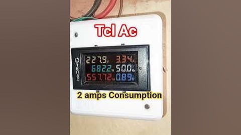 TCL Ac Consumption 😱😱 #tcl #airconditioner #ac #tclac #chill #cool #summer #chill