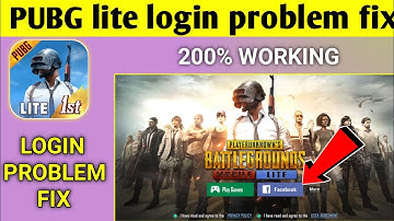 PUBG MOBILE LITE LOGIN Problem Solution || Pubg lite login problem network error code restrict area