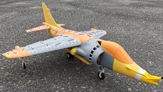 First Flight with 3D Print Harrier STOL Jet | Building and Testing New Ducting Systems
