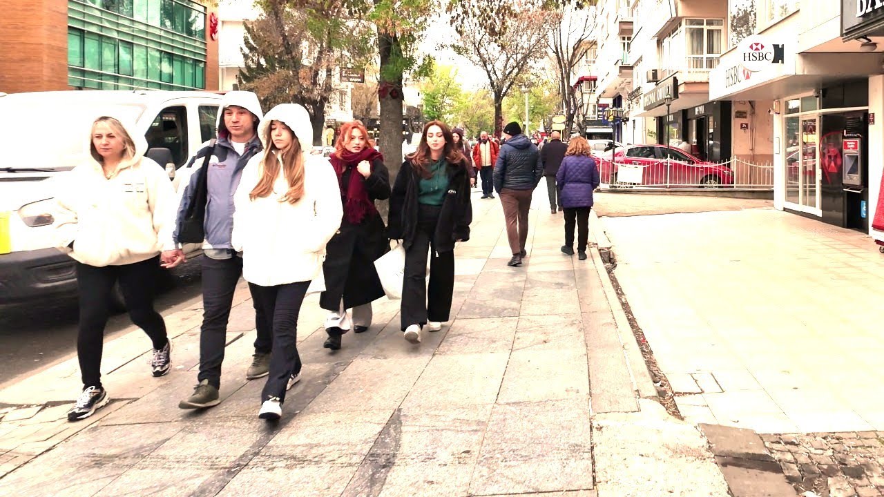 Ankara [4k60fps], Beşevler'den Milli Kütüphane'ye Gezinti-Strolling from Besevler to Milli Kutuphane