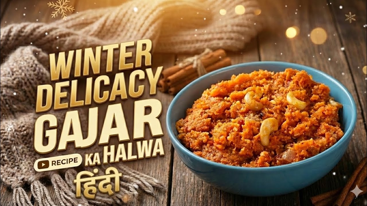 Garmein Banaye Swadisht Gajar ka Halwa 😆😆😘😋😋😋😋😋