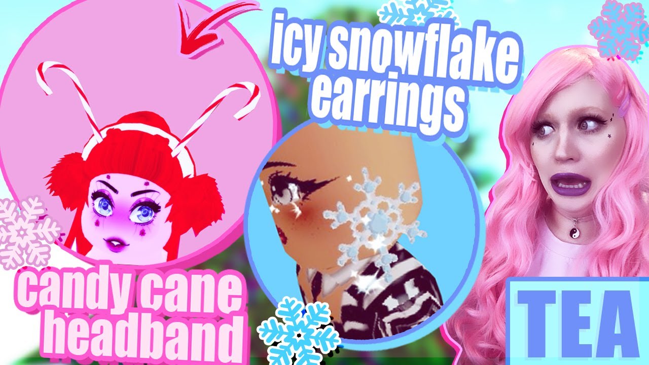 How To Get The Snowflake Candy Cane Accessories Royale High Christmas 2019 Update Tea - my roblox home roblox wikia fandom