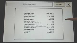 SIKA TP Premium // Setup // Re-Calibration Info