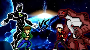 Ben 10 Ultimate Alien V2 OP (all form) VS Albedo V2 OP (all form) in Mugen