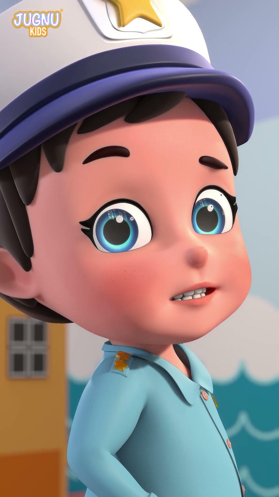 i m Police officer Little Rescue Squad - Fire Truck, Police Car, Ambulance | Cars World #shorts
