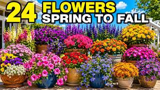 24 Best Container Flowers That Bloom From Spring To Frost