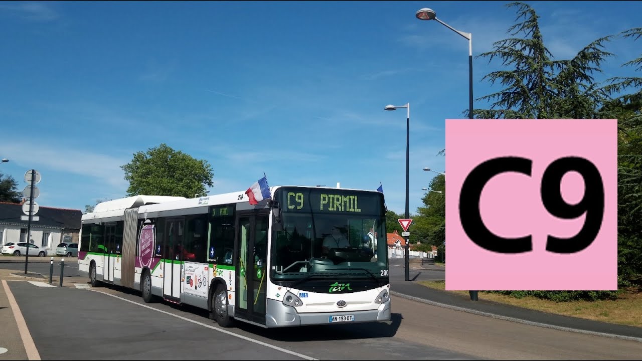 [Kickdown] Heuliez GX 427 GNV N°290 - Ligne C9 entre St-Sébastien et Pirmil - Réseau TAN - Nantes