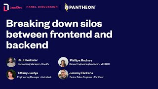 Breaking down silos between frontend and backend