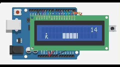 LCD Game  - InstaTutorial ThinkRobotics.in