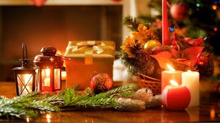 Christmas Music  Relaxing Acoustic Guitar  3 Hours with Christmas Candles and Fireplace