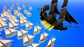 Commanding An Unstoppable Battleship VS Endless Naval Fleet screenshot 5