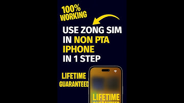 Sim Working Trick on Non PTA iPhone June 2025- USE SIM IN NON PTA iPhone Free Trick!