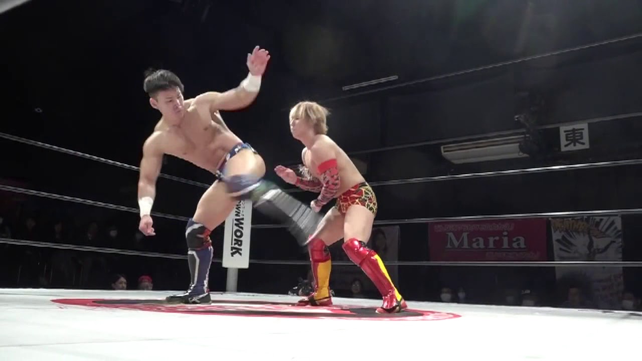 井坂レオvs竹田光珠（暗黒プロレス組織６６６） 2020.2.10新木場前半｜マーベラスプロレス