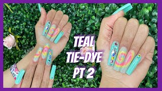 Tie dye Design | Pt 2 | Nails By Naia