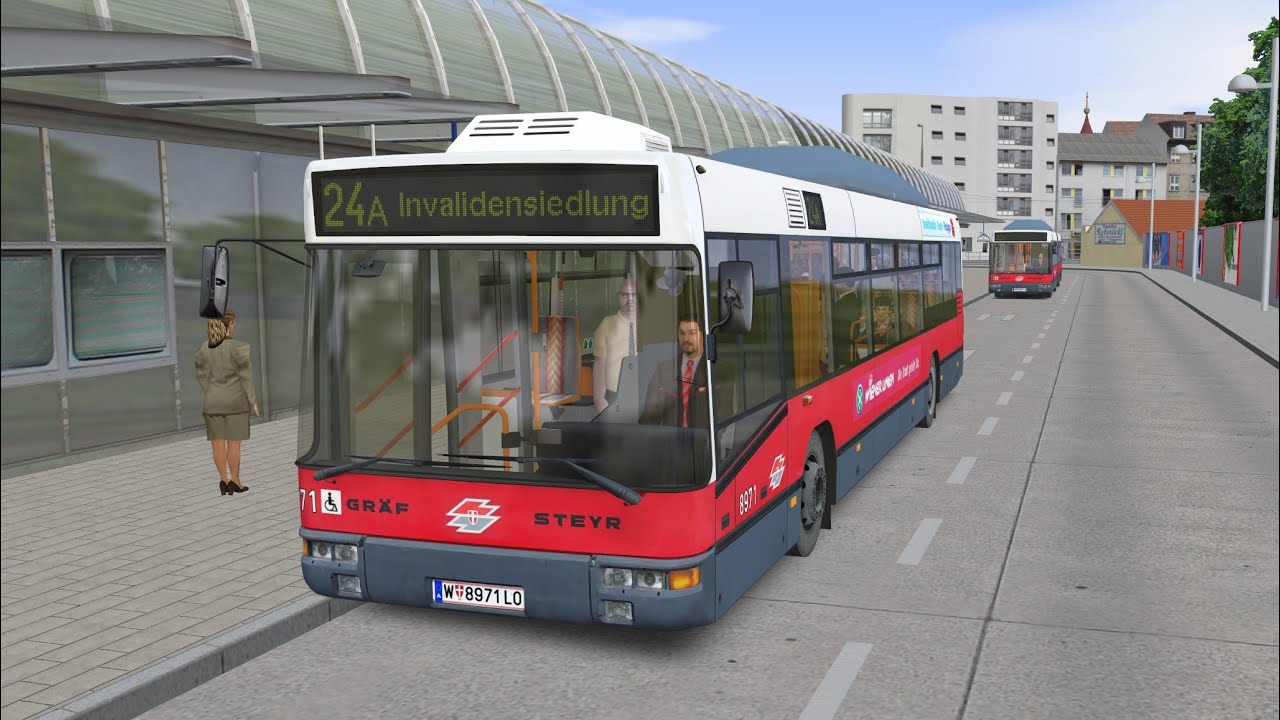 OMSI 2 | Vienna 1 | 24A: Kagraner Platz - Invalidensiedlung