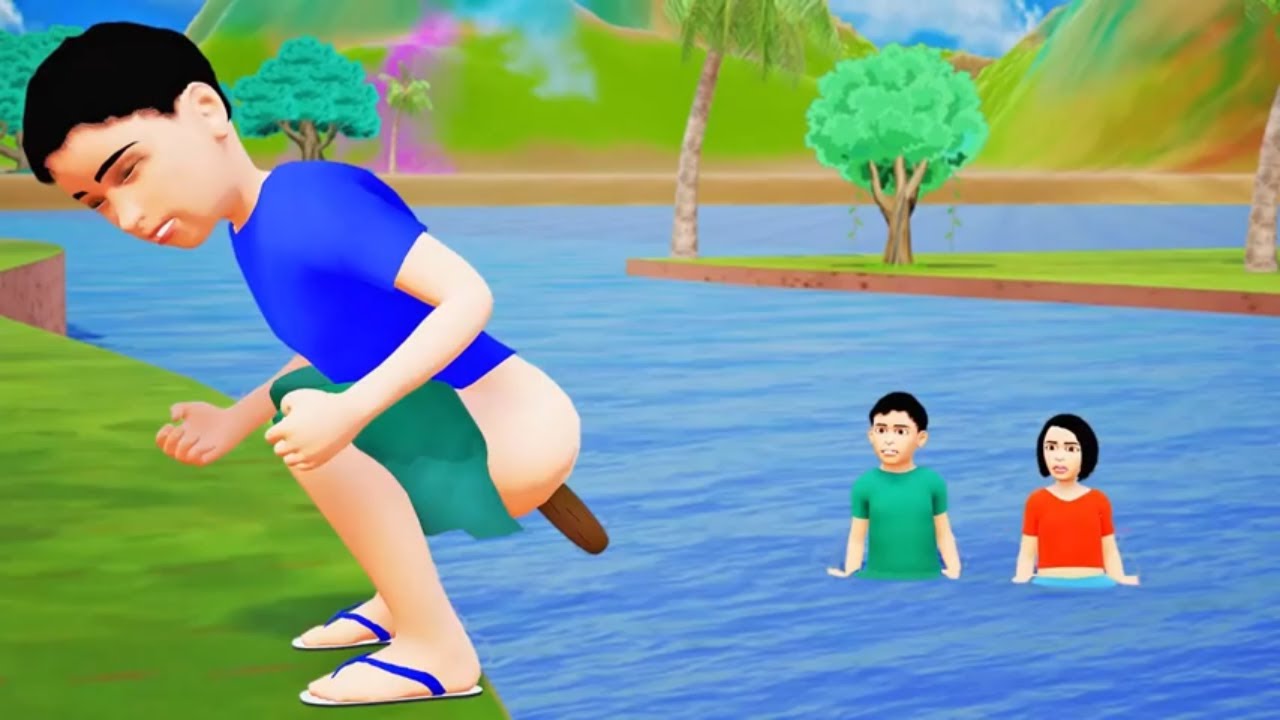 Potty Man Funny Cartoon 2021