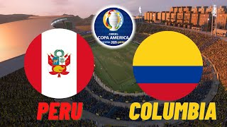Peru vs Colombia Copa America 2021 Third Place | Fifa21Gameplay